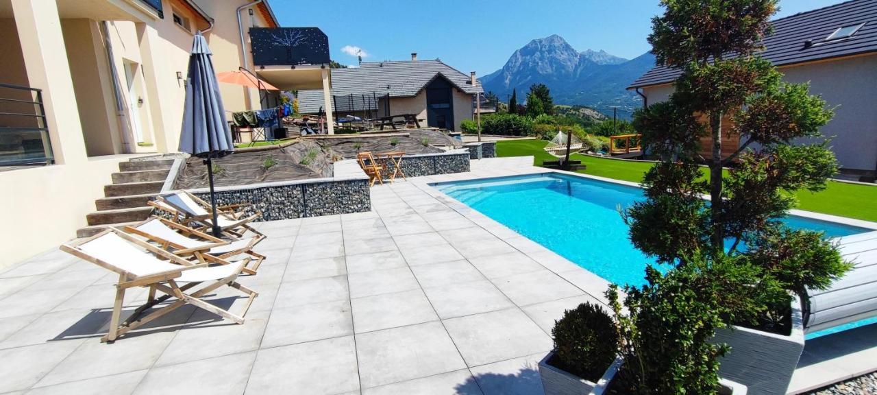 Chambre Vue Lac Av Piscine Prunières Zewnętrze zdjęcie