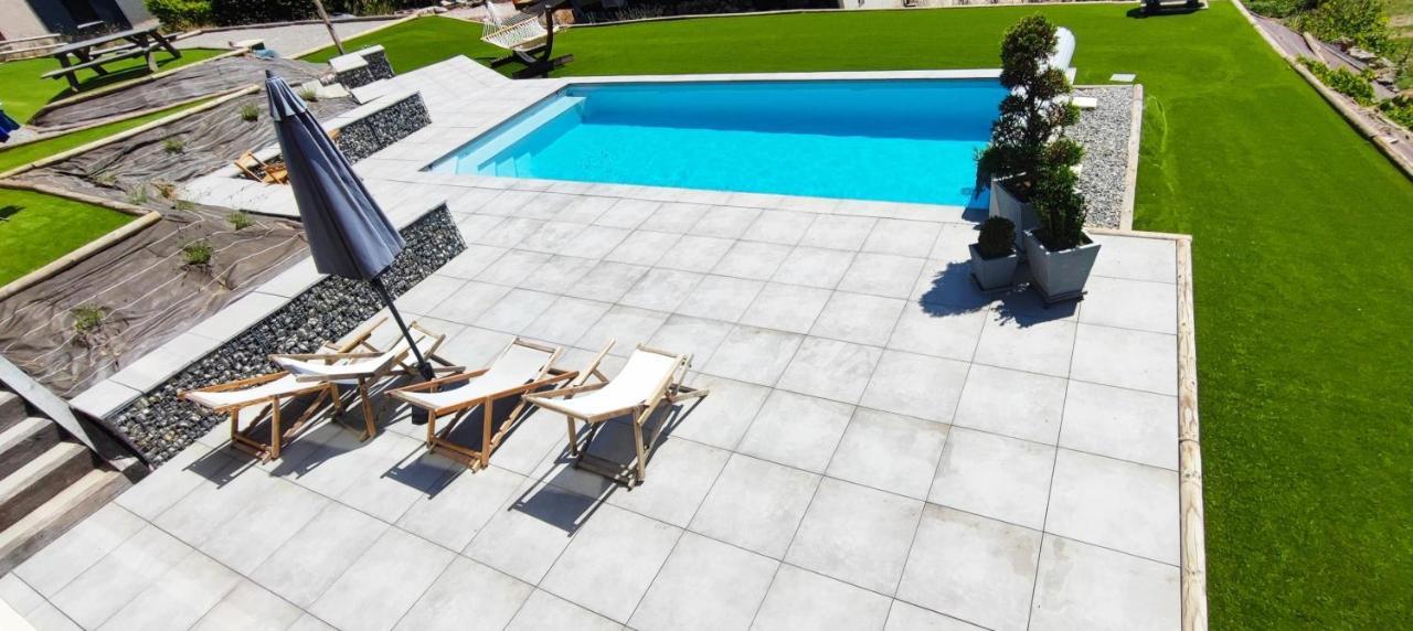 Chambre Vue Lac Av Piscine Prunières Zewnętrze zdjęcie